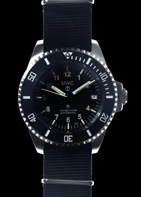 MWC 24 Jewel 300m Automatic Military Divers Watch with Tritium GTLS Illumination and Sapphire Crystal and Ceramic Bezel