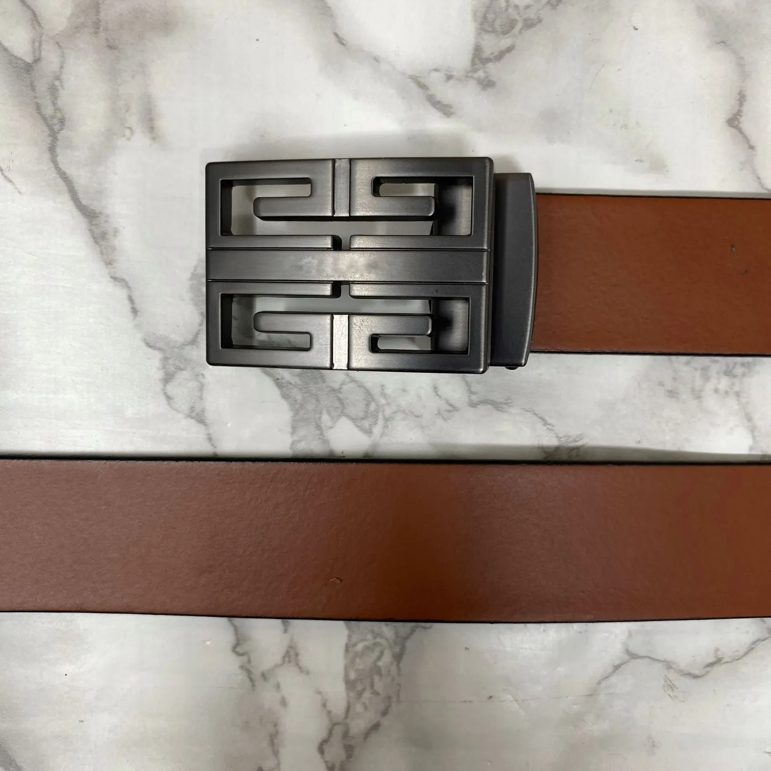 New Arrival Square Formal Leather Belt-JonasParamount