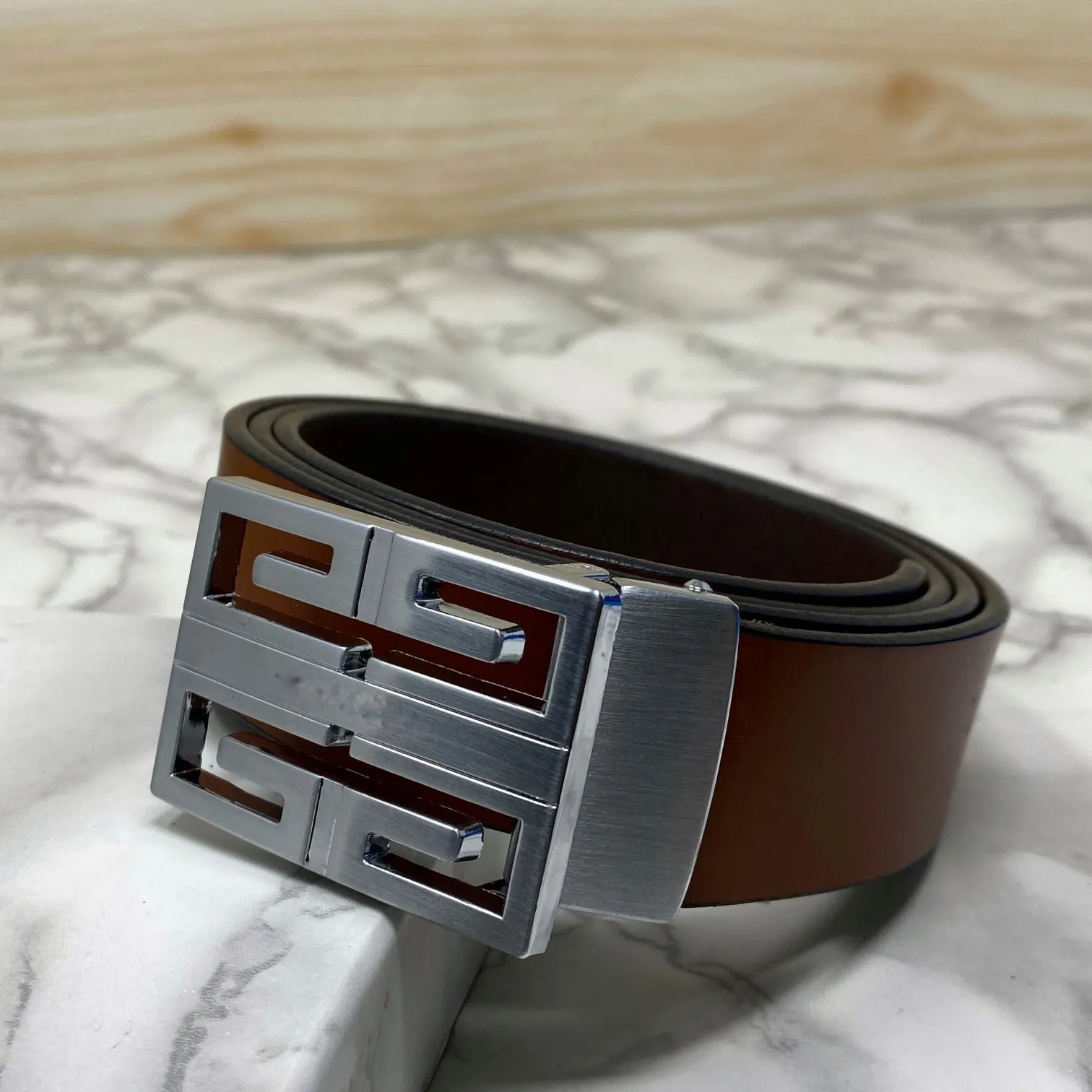 New Arrival Square Formal Leather Belt-JonasParamount