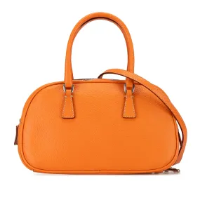 Orange Prada Mini Cinghiale Satchel