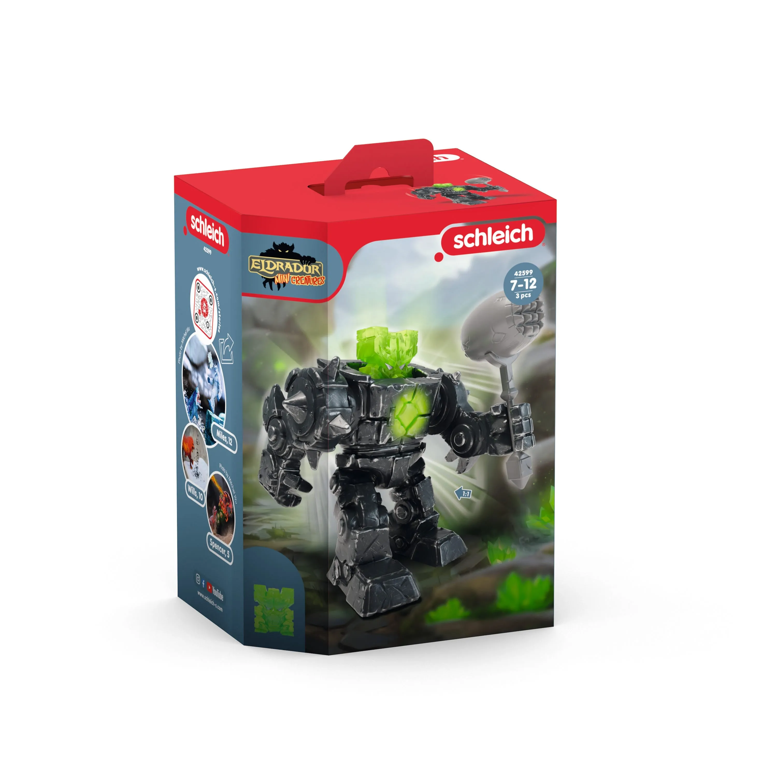 Shadow Stone Robot   4 Mini Creature Blind Bags