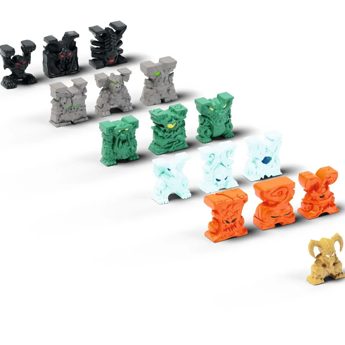 Shadow Stone Robot   4 Mini Creature Blind Bags