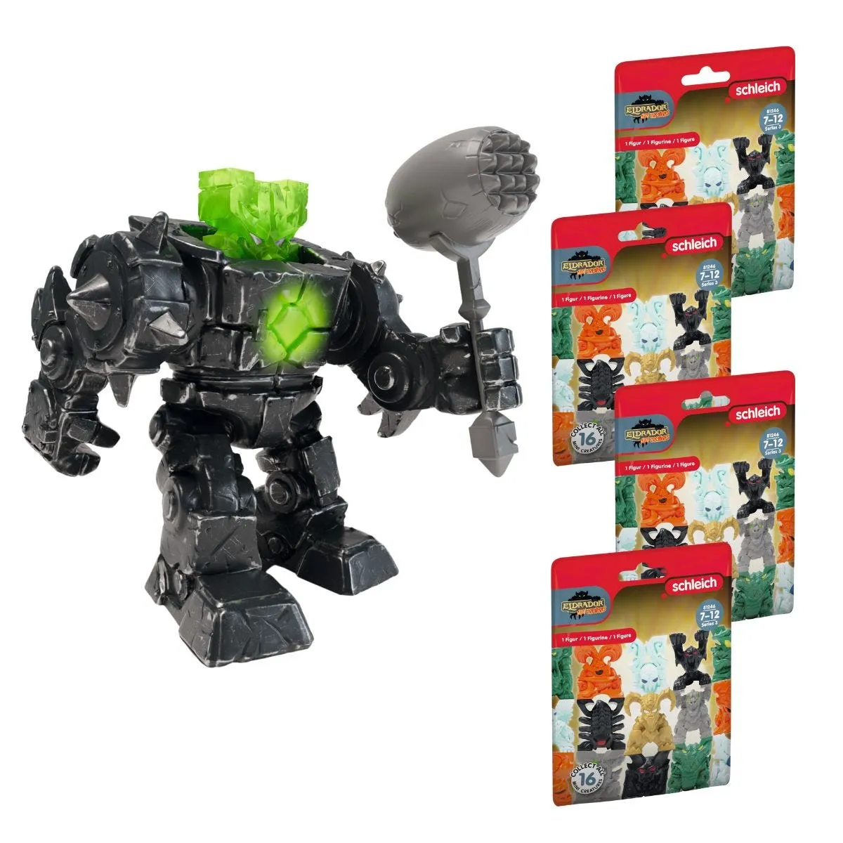 Shadow Stone Robot   4 Mini Creature Blind Bags