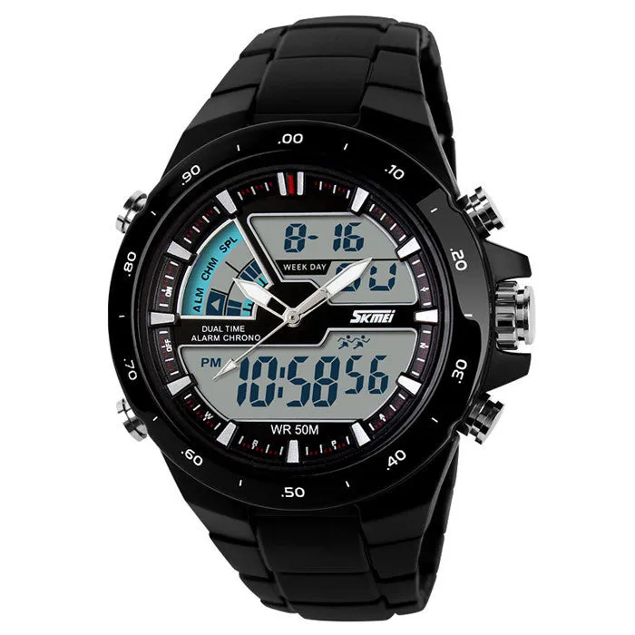 Skmei Brand sports watches Mens Relojes LED Digital Watch Shock Resistant Fashion Casual Quartz Army Military men Wristwatch