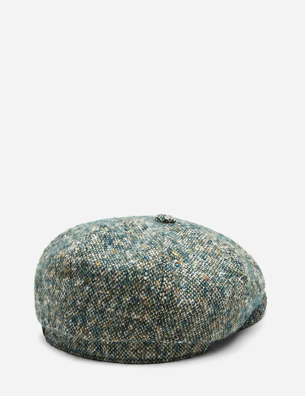 Stetson Hatteras Donegal Newsboy Cap (Wool) - Green Mix