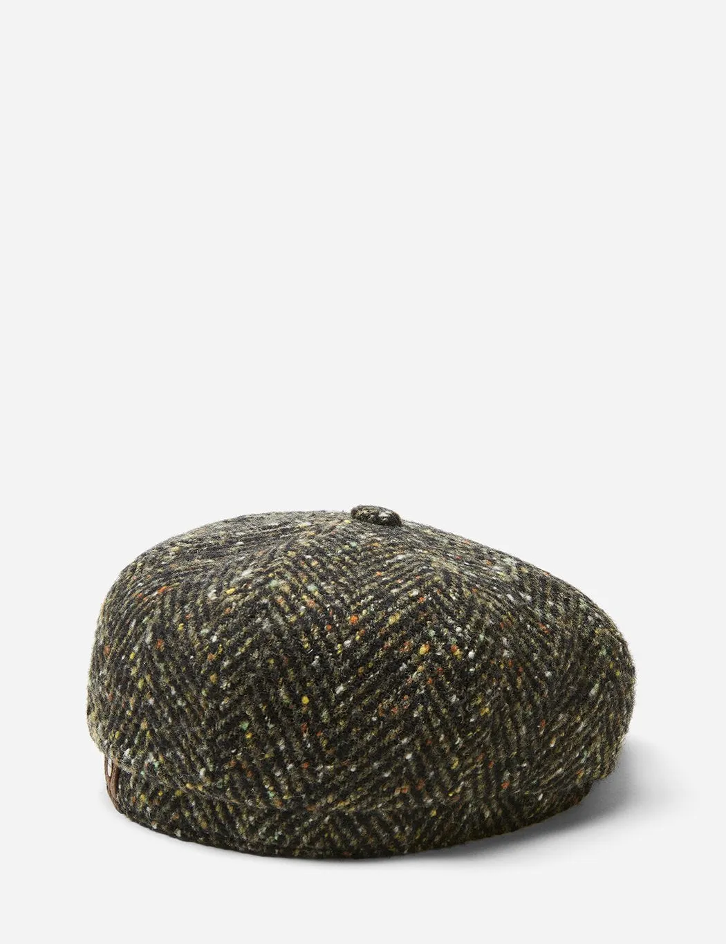 Stetson Hatteras Herringbone Newsboy Cap (Wool) - Green