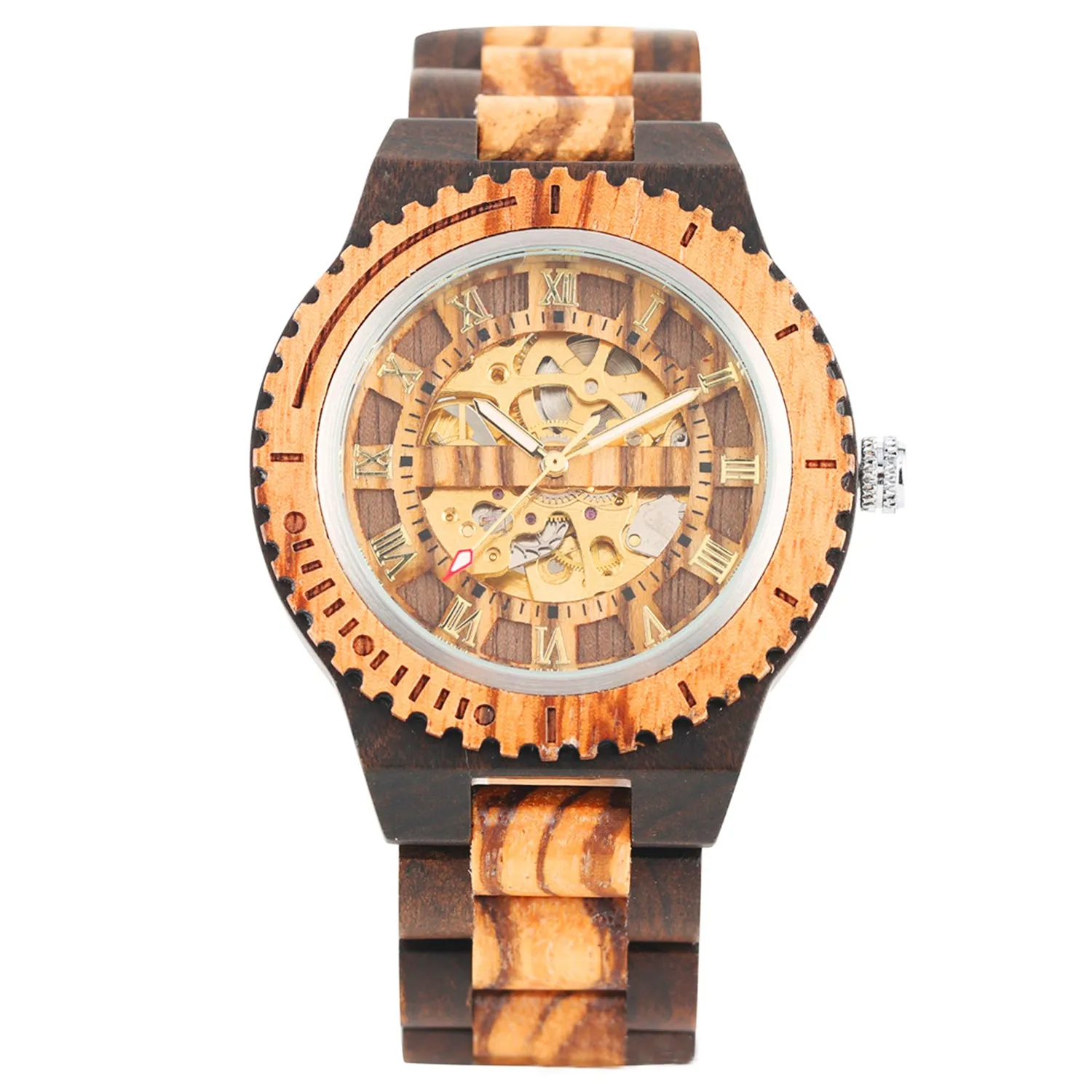 Stockholm-Wood Watch Men Automatic Mechanical Watch