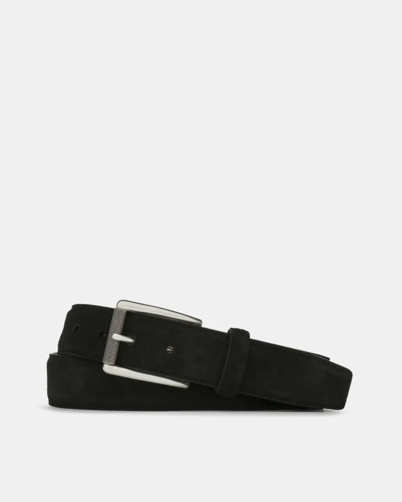 Suede Belt in Black