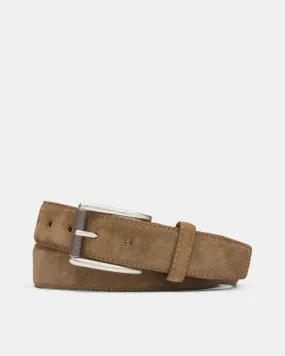 Suede Belt in Whiskey