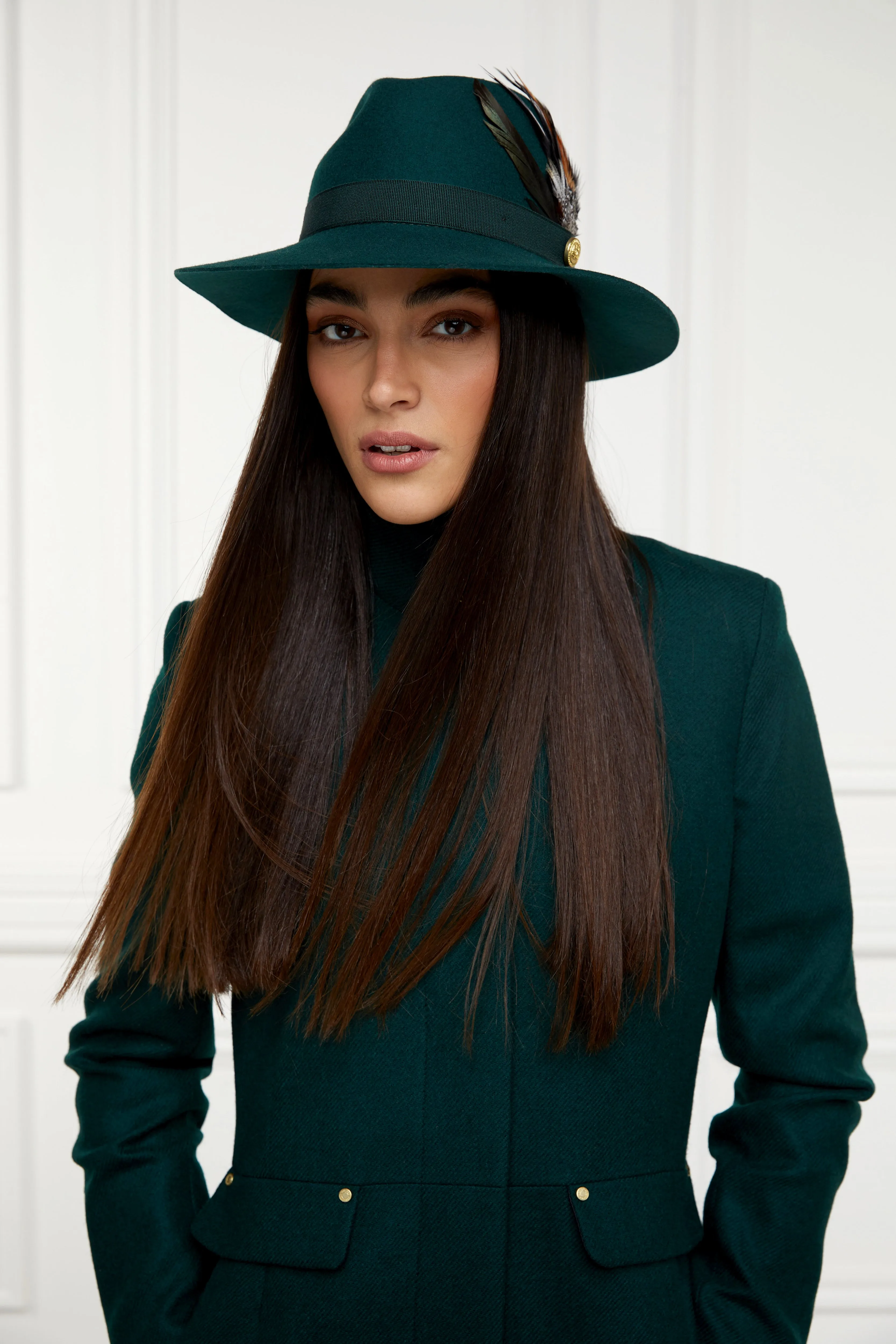 Trilby Hat (Emerald)