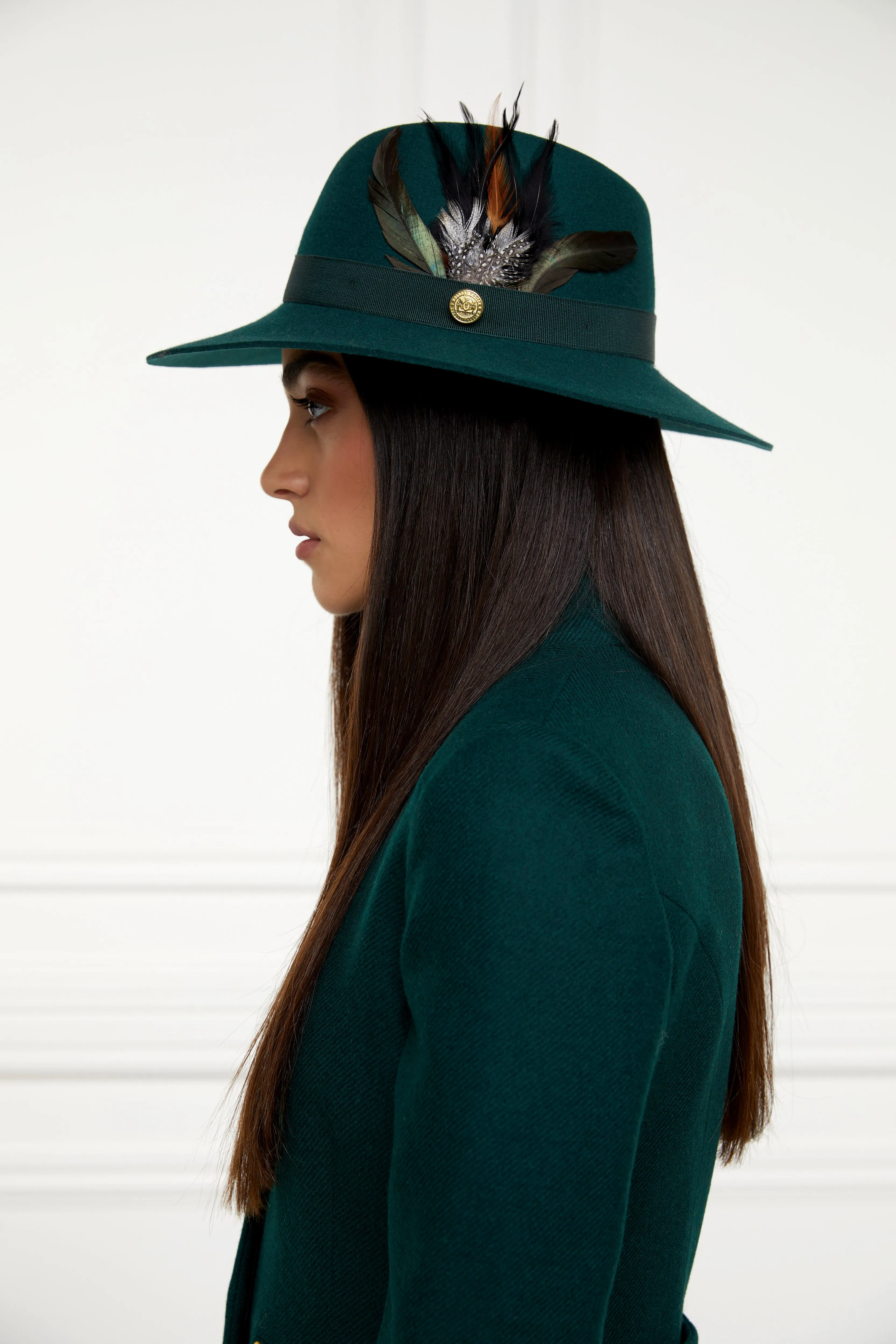 Trilby Hat (Emerald)