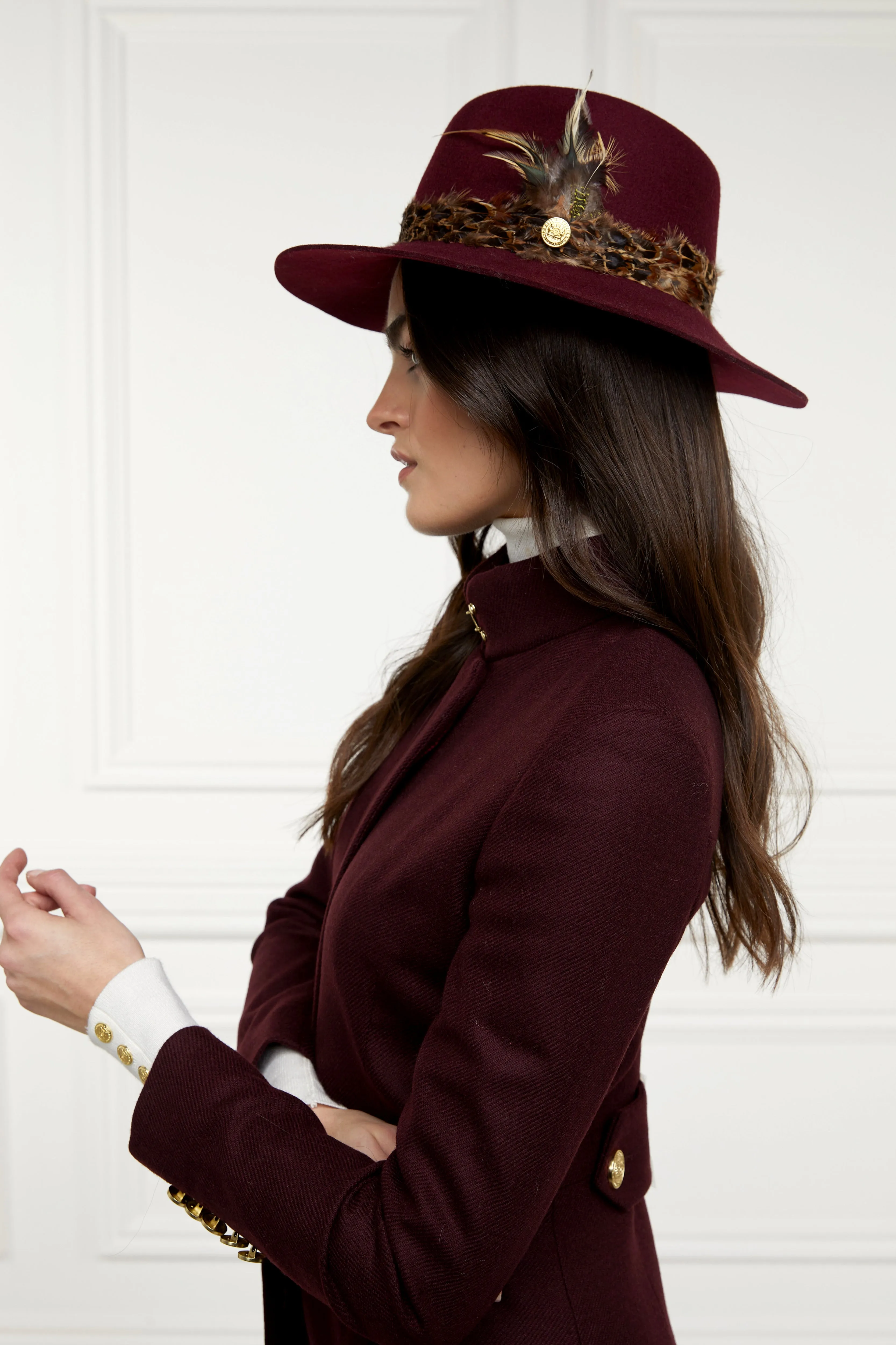 Trilby Hat (Mulberry)