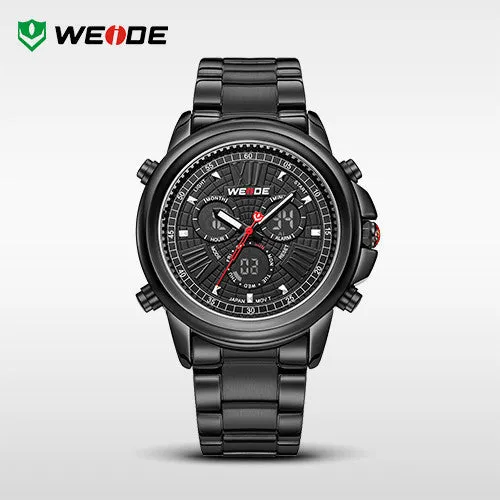 WEIDE Luxury Brand New Fashion Wrist Watches For Men Dress Sports Digital Watch With Back Light 3ATM Waterproofed