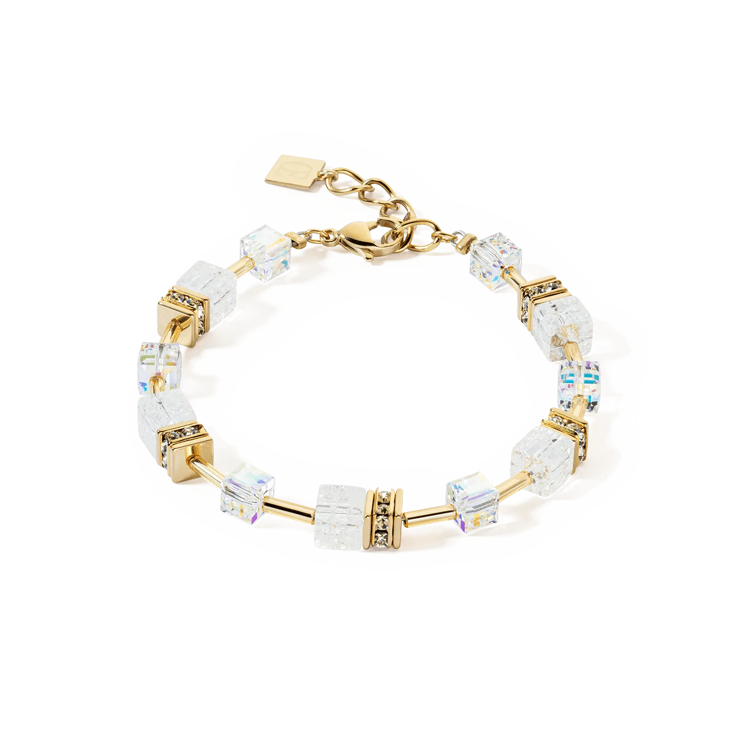 White GeoCube Iconic Bracelet